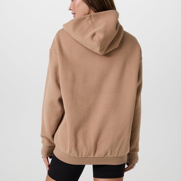 Vuori Restore Oversized Hoodie goldenrod Tan Sweatshirt soft cozy women LG NWT - Picture 3 of 12